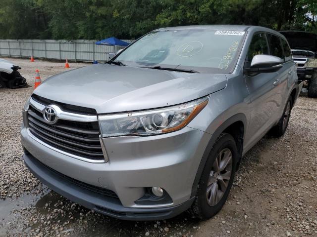 Photo 2 from auction – 2015 TOYOTA HIGHLANDER with VIN 5TDBKRFH6FS114482