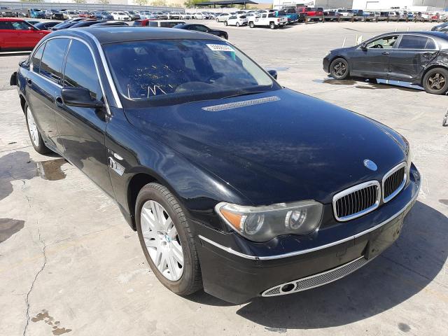 BMW 760 LI 2003 with VIN WBAGN83463DK10139 - Photo from auction