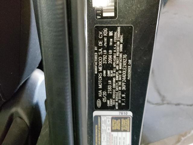 Photo 10 from auction – 2020 KIA FORTE FE with VIN 3KPF24AD0LE249276