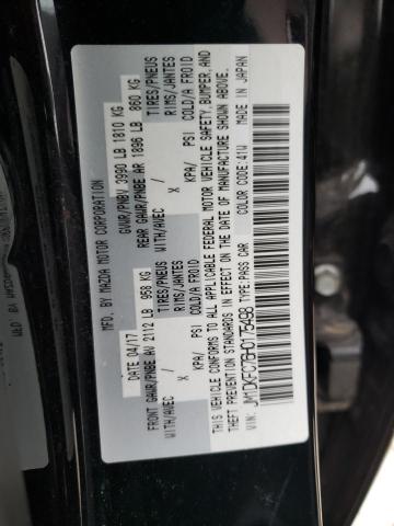 Photo 10 from auction – 2017 MAZDA CX-3 TOURI with VIN JM1DKFC76H0175498