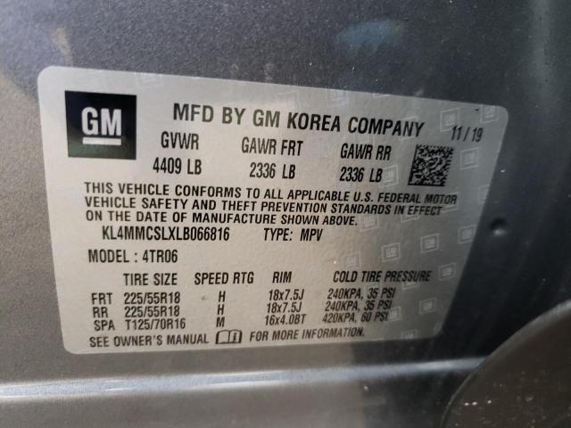 Photo 10 from auction – 2020 BUICK ENCORE GX with VIN KL4MMCSLXLB066816