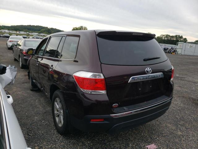 Photo 3 from auction – 2013 TOYOTA HIGHLANDER with VIN 5TDZA3EH6DS041157