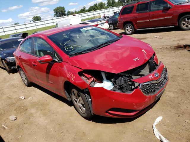 KIA FORTE LX 2016 with VIN KNAFX4A60G5521343 - Photo from auction