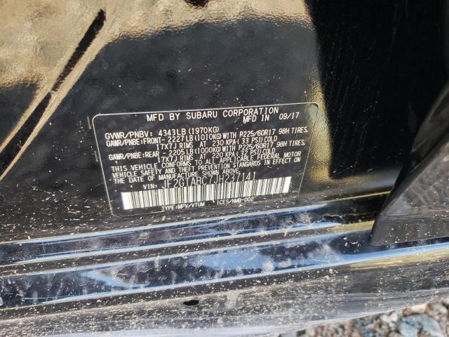 Photo 10 from auction – 2018 SUBARU CROSSTREK with VIN JF2GTABC7JH237141