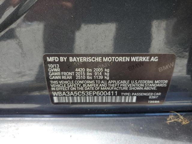 Photo 10 from auction – 2014 BMW 328 I with VIN WBA3A5C53EP600411