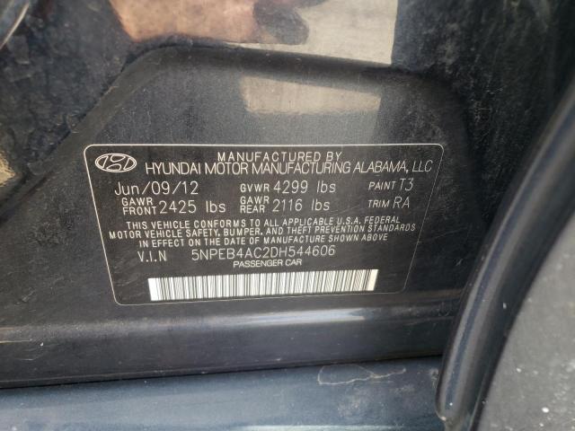 Photo 10 from auction – 2013 HYUNDAI SONATA GLS with VIN 5NPEB4AC2DH544606