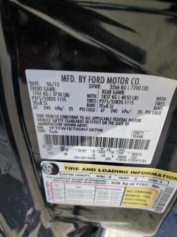 Photo 10 from auction – 2013 FORD F150 SUPER with VIN 1FTFW1ET0DKF26706