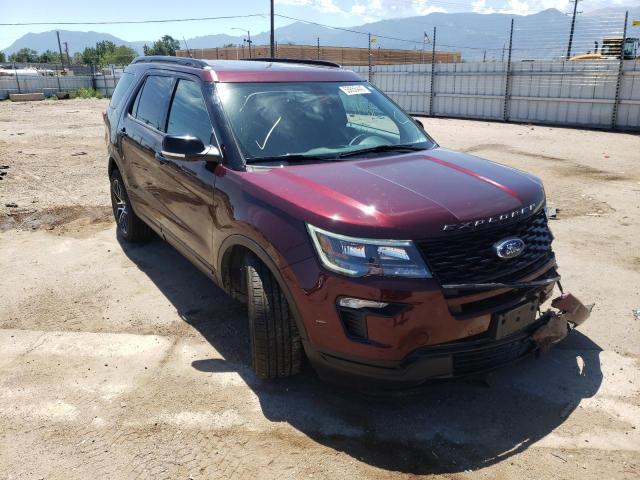 FORD EXPLORER S 2019 with VIN 1FM5K8GT5KGB53574 - Photo from auction