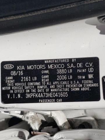 Photo 10 from auction – 2017 KIA FORTE LX with VIN 3KPFK4A73HE041605