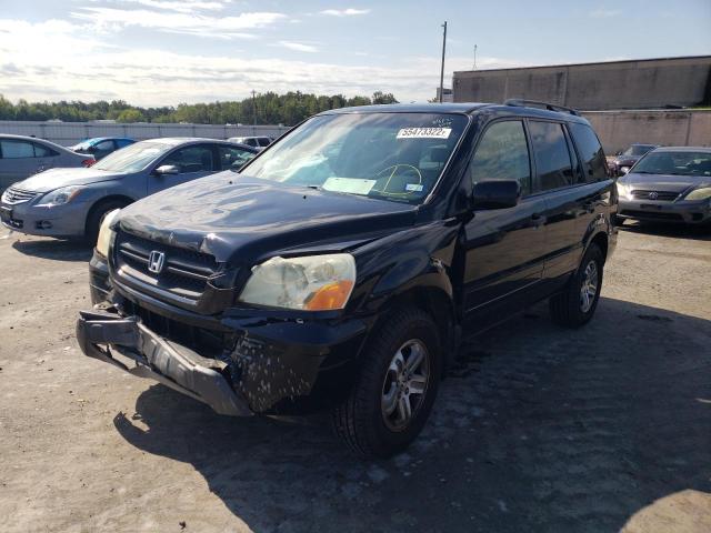 Photo 2 from auction – 2004 HONDA PILOT EXL with VIN 2HKYF18524H602009