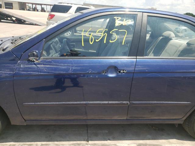 Photo 10 from auction – 2007 KIA SPECTRA EX with VIN KNAFE121075466013