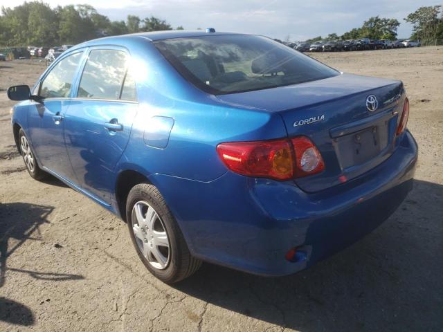 Photo 3 from auction – 2009 TOYOTA COROLLA BA with VIN JTDBL40E699091688