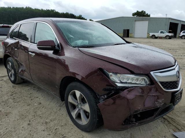 ACURA MDX 2014 with VIN 5FRYD3H25EB004518 - Photo from auction