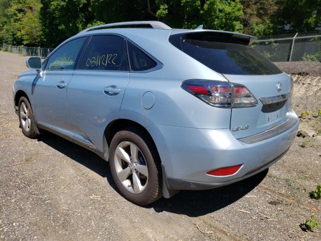 Photo 3 from auction – 2011 LEXUS RX 350 with VIN 2T2BK1BA2BC095356
