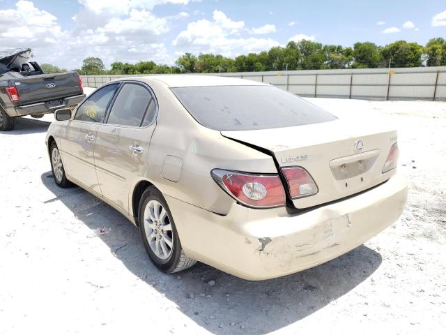 Photo 3 from auction – 2003 LEXUS ES 300 with VIN JTHBF30GX36018480