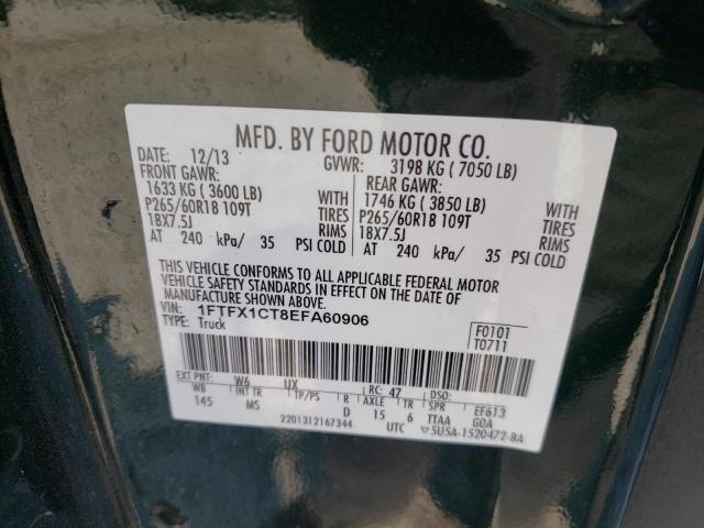 Photo 10 from auction – 2014 FORD F150 SUPER with VIN 1FTFX1CT8EFA60906