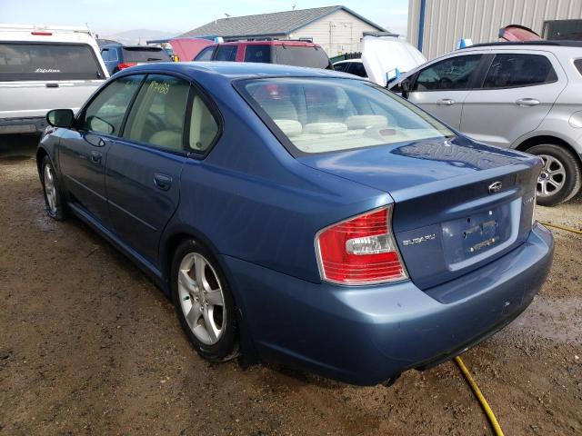 Photo 3 from auction – 2007 SUBARU LEGACY 2.5 with VIN 4S3BL616077209407