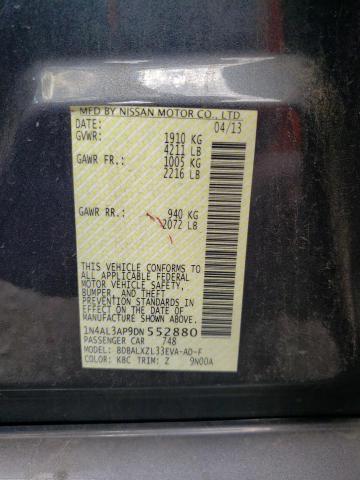 Photo 10 from auction – 2013 NISSAN ALTIMA 2.5 with VIN 1N4AL3AP9DN552880
