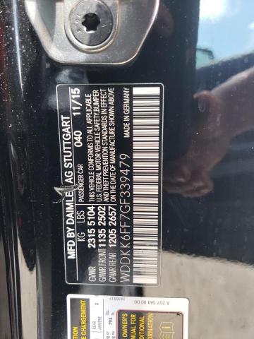 Photo 10 from auction – 2016 MERCEDES-BENZ E 400 with VIN WDDKK6FF7GF339479