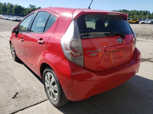 Photo 3 from auction – 2012 TOYOTA PRIUS C with VIN JTDKDTB37C1007516