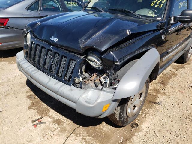 Photo 9 from auction – 2005 JEEP LIBERTY SP with VIN 1J4GL48K85W526801