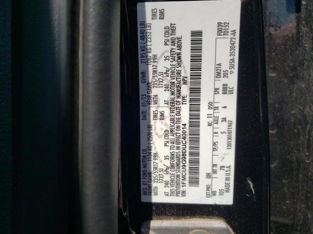 Zdjęcie 10 z aukcji – 2013 FORD ESCAPE SE z VIN 1FMCU9G98DUC40014