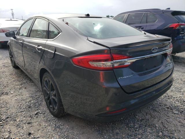 Photo 3 from auction – 2018 FORD FUSION SE with VIN 3FA6P0LU3JR119334