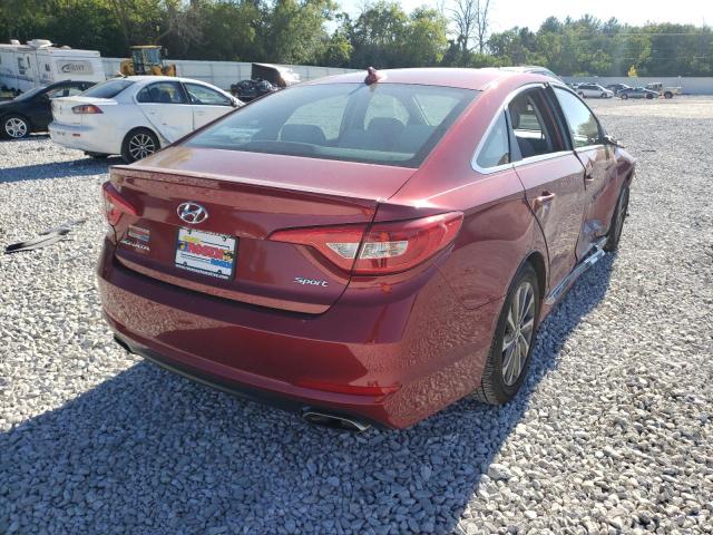 Photo 4 from auction – 2015 HYUNDAI SONATA SPO with VIN 5NPE34AF4FH214511