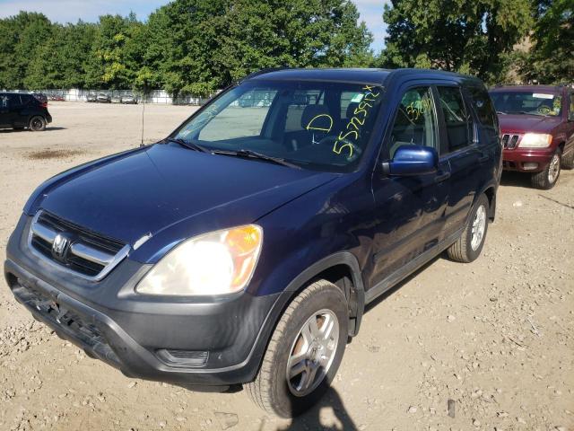 Photo 2 from auction – 2002 HONDA CR-V EX with VIN SHSRD78862U013041