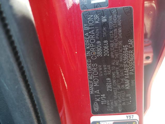 Photo 10 from auction – 2015 KIA FORTE LX with VIN KNAFX4A61F5366946