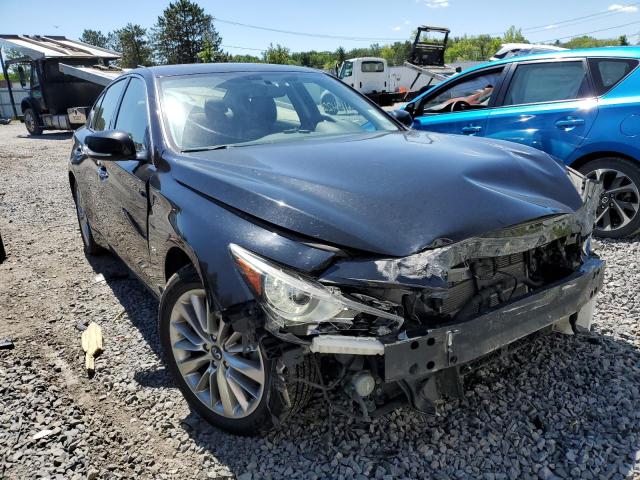 INFINITI Q50 LUXE 2018 with VIN JN1EV7AR8JM436699 - Photo from auction