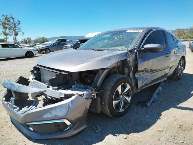 Photo 2 from auction – 2019 HONDA CIVIC LX with VIN 19XFC2F61KE013049