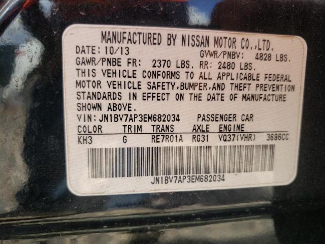 Photo 10 from auction – 2014 INFINITI Q50 BASE with VIN JN1BV7AP3EM682034