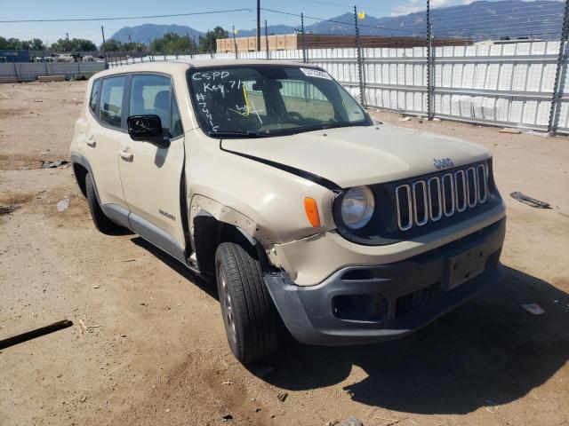 Photo 1 from auction – 2016 JEEP RENEGADE S with VIN ZACCJBAT7GPD50552