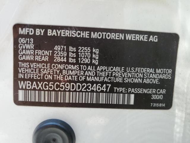Photo 10 from auction – 2013 BMW 528 I with VIN WBAXG5C59DD234647