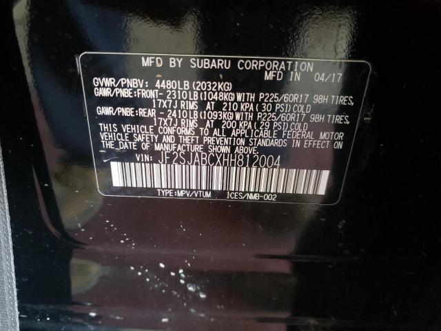 Photo 10 from auction – 2017 SUBARU FORESTER 2 with VIN JF2SJABCXHH812004