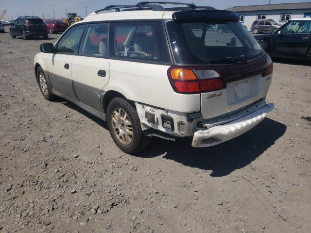Photo 3 from auction – 2002 SUBARU LEGACY OUT with VIN 4S3BH675X27645948