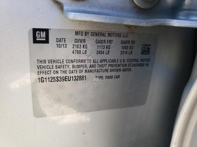 Photo 10 from auction – 2014 CHEVROLET IMPALA LT with VIN 1G1125S39EU132881