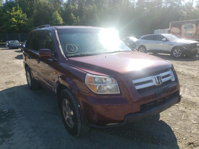 HONDA PILOT EXL 2007 with VIN 5FNYF28677B020084 - Photo from auction