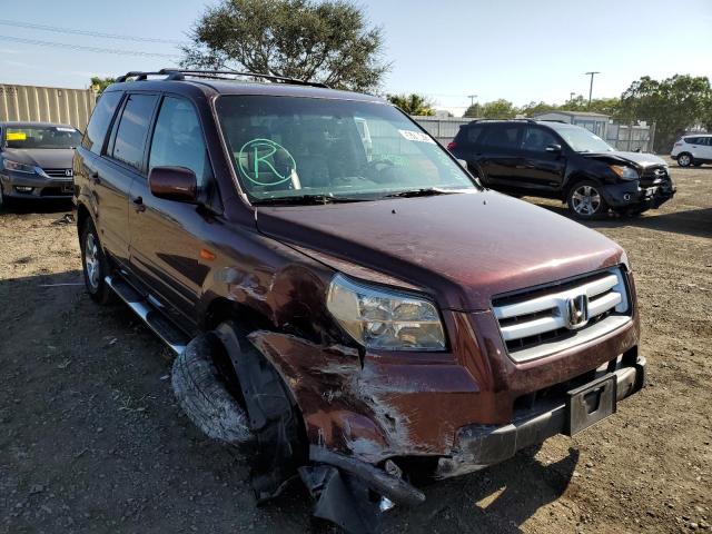 HONDA PILOT EXL 2008 with VIN 5FNYF28518B005380 - Photo from auction