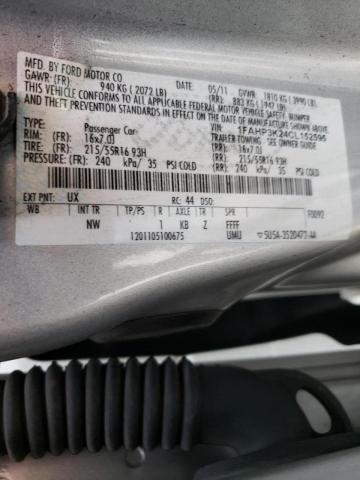 Photo 10 from auction – 2012 FORD FOCUS SE with VIN 1FAHP3K24CL152595