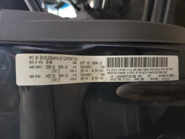 Photo 10 from auction – 2007 JEEP GRAND CHER with VIN 1J8GR48K97C541308