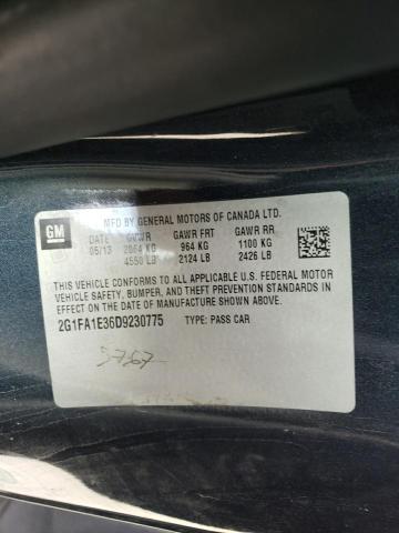 Photo 10 from auction – 2013 CHEVROLET CAMARO LS with VIN 2G1FA1E36D9230775