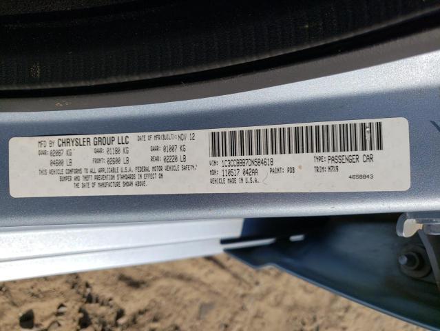 Photo 10 from auction – 2013 CHRYSLER 200 TOURIN with VIN 1C3CCBBB7DN584618