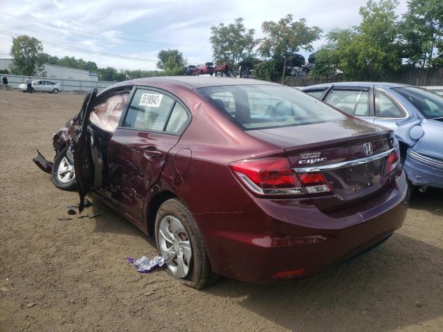 Photo 3 from auction – 2015 HONDA CIVIC LX with VIN 19XFB2F57FE278896