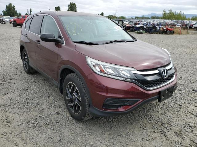 HONDA CR-V SE 2016 with VIN 2HKRM4H47GH641556 - Photo from auction