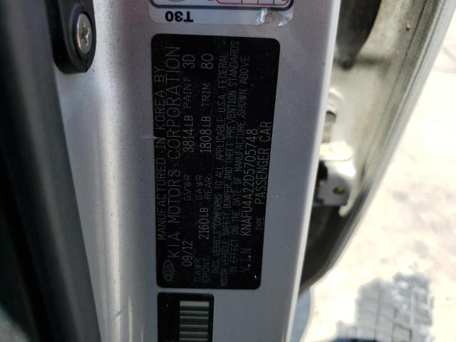Photo 10 from auction – 2013 KIA FORTE EX with VIN KNAFU4A22D5705748