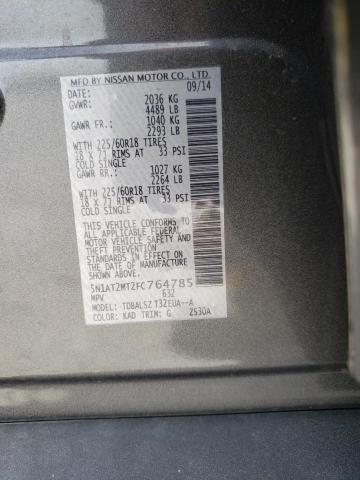 Photo 10 from auction – 2015 NISSAN ROGUE S with VIN 5N1AT2MT2FC764785