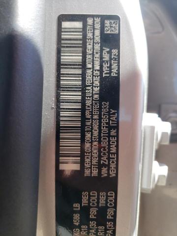 Photo 10 from auction – 2015 JEEP RENEGADE L with VIN ZACCJBDT0FPB57632