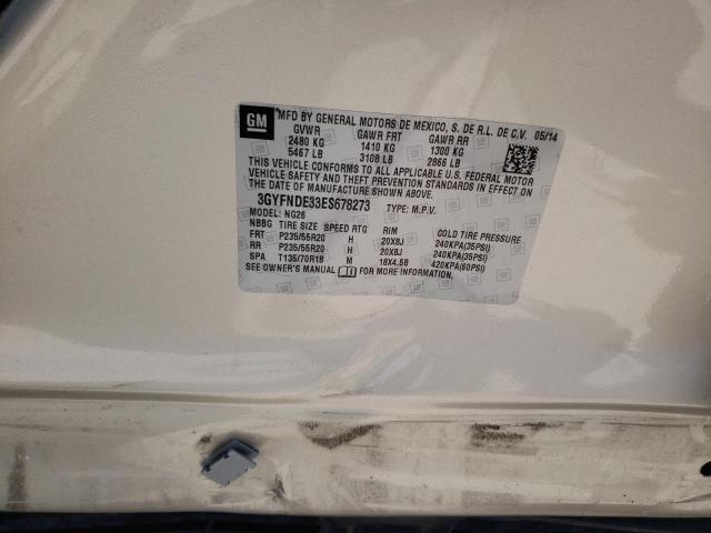 Photo 10 from auction – 2014 CADILLAC SRX PREMIU with VIN 3GYFNDE33ES678273